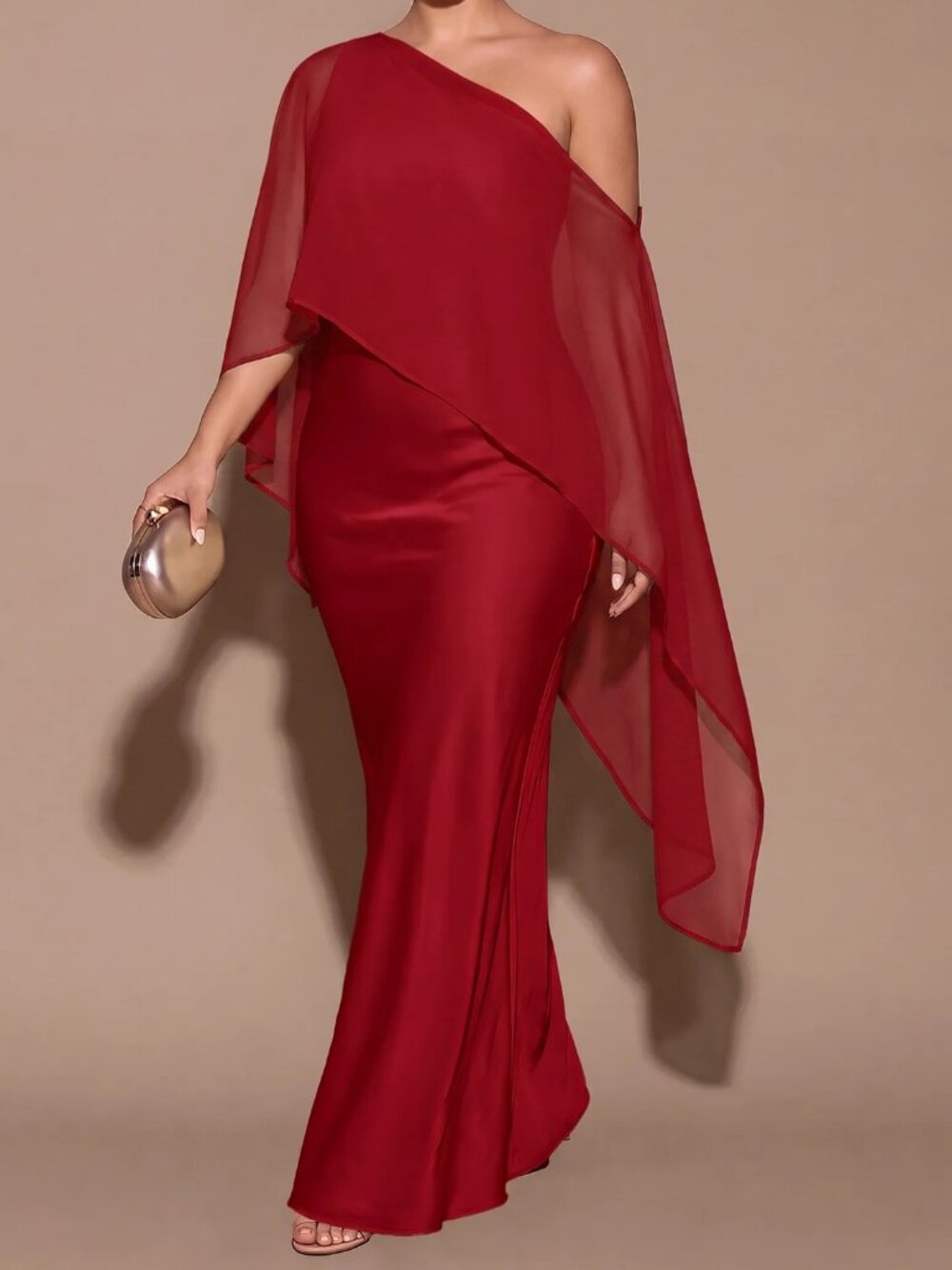 Red Chic Women's Faux Leather Pleated Cropped Wide Leg Pants